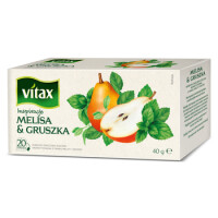 Herbata Vitax Inspiracje Melisa&Gruszka 20 Torebek X 2G - VITAX