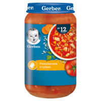 Gerber Junior Zupka Pomidorowa Z Ryżem Po 12 Miesiącu 250G - Gerber
