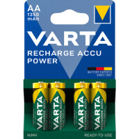 Akumulatorek Varta Recharge Accu Power Aa 1350 Mah, 4 Szt. - VARTA