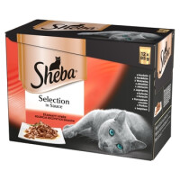 Sheba Sel In Sauce Soczyste Smaki 12X85G - SHEBA