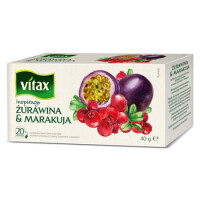 Herbata Vitax Inspiracje Żurawina&Marakuja 20S - VITAX