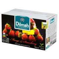 Dilmah Mango & Strawberry Flavoured Black Tea 20X2 G - Dilmah