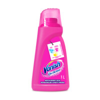 Vanish Oxi Action Pink Odplamiacz W Płynie Do Kolorowych I Białych Tkanin 1 L - Vanish