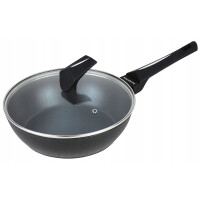 Duża Patelnia 28 cm Marmurkowa Głęboka WOK powłoka INDUKCJA GAZ KLAUSBERG