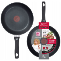 Duża PATELNIA 28 cm Thermo Indukcja Gaz MG HOME Magda GESLER