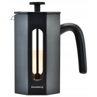 Tłokowy Zaparzacz do kawy herbaty 600ml dzbanek French Press KLAUSBERG BL