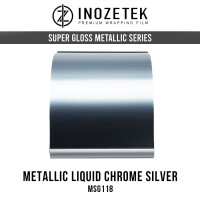 INOZETEK Folia Liquid Chrome Silver MSG 118 Srebrny metalik