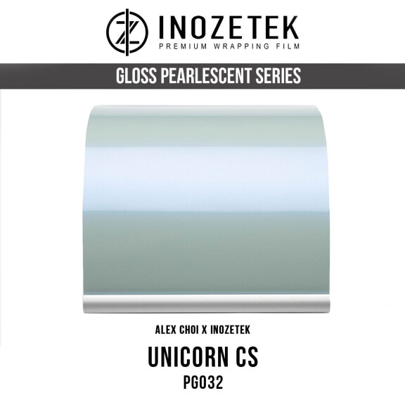 INOZETEK Folia Pearl Unicorn CS PG032 Błękitny perłowy