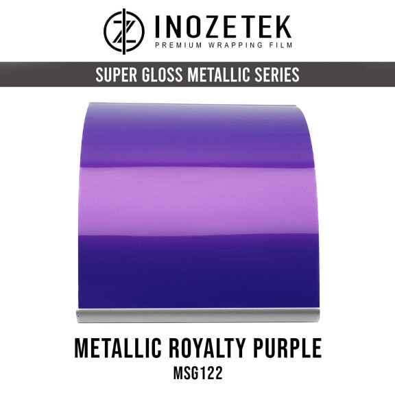 INOZETEK Folia Royality Purple MSG122 Fioletowy metallic