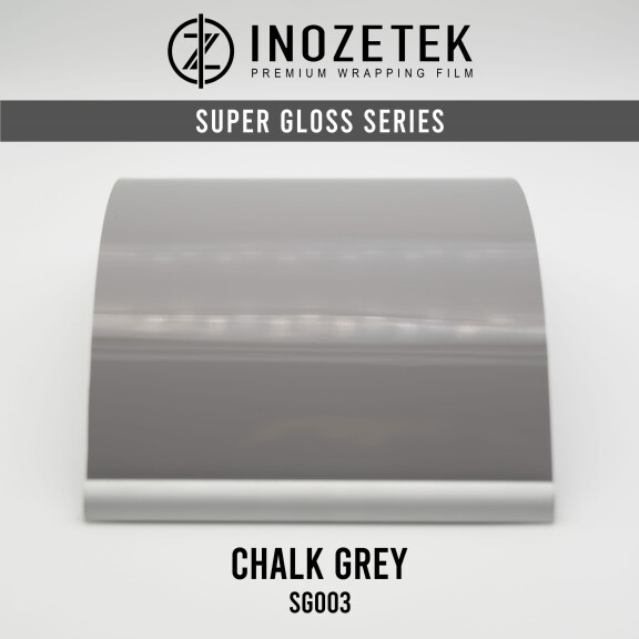 INOZETEK Folia Chalk Grey SG003 Szary połysk