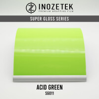 INOZETEK Folia Acid Green SG011 Zielony połysk