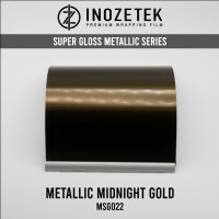 INOZETEK Folia Midnight Gold Metallic MSG022 Złoty metalik