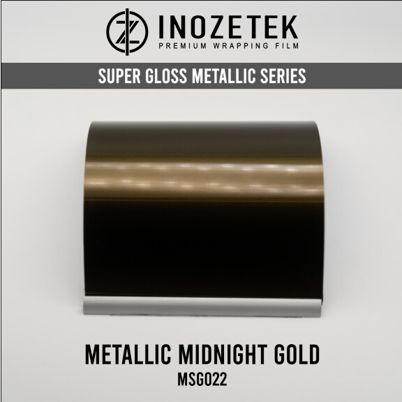 INOZETEK Folia Midnight Gold Metallic MSG022 Złoty metalik