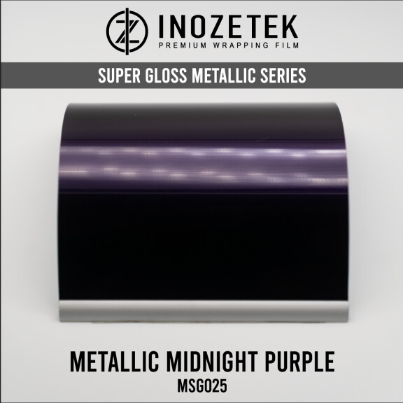 INOZETEK Folia Midnight Purple Metallic MSG025 Fioletowy metalik
