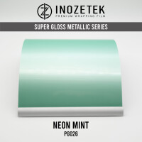 INOZETEK Folia Pearl Neon Mint PG026 Zielony perłowy