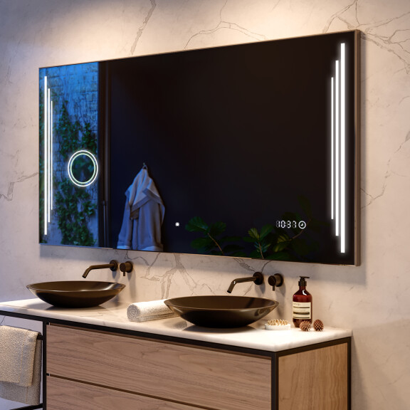 Designer Backlit LED Bathroom Mirror L27