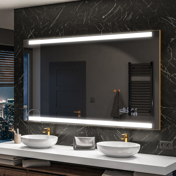 Designer Backlit LED Bathroom Mirror L47