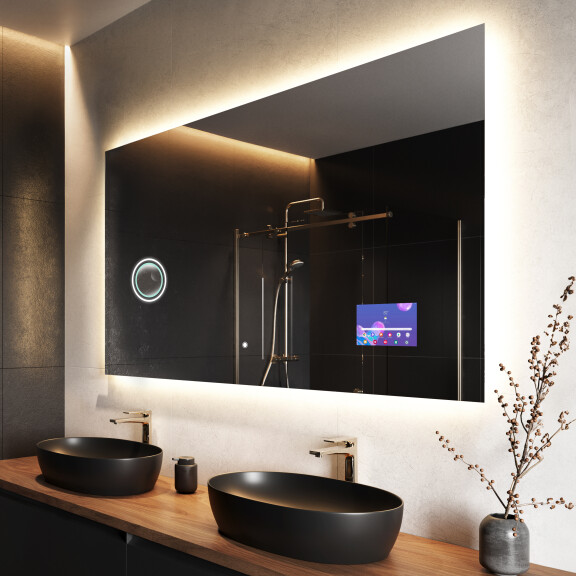 Designer Backlit LED Bathroom Mirror L58