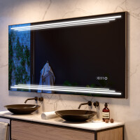 Designer Backlit LED Bathroom Mirror L75