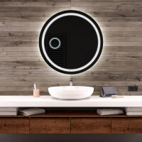 Round Backlit LED Bathroom Mirror L33