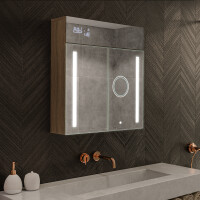 LED Illuminated Mirror Cabinet - L02 Emily 66,5 x 72cm