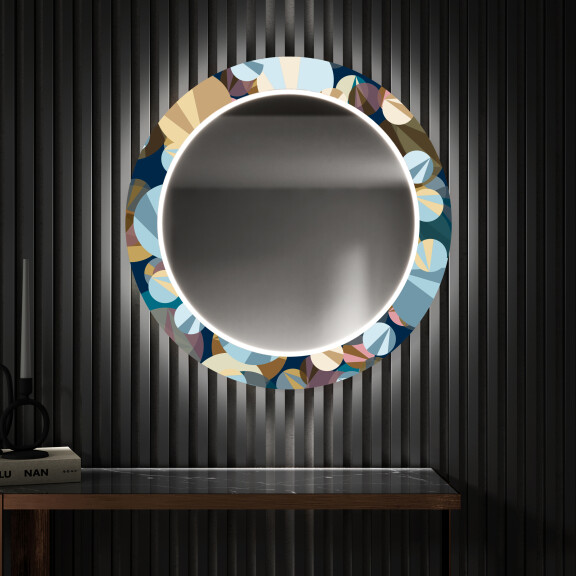 Round Backlit Decorative Mirror LED For The Hallway - Ball