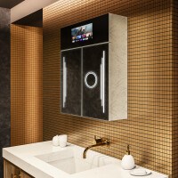 Smart LED Illuminated Mirror Cabinet - L27 Sarah 66,5 x 72cm