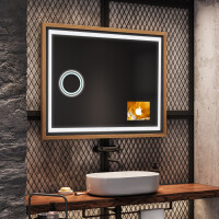 Rectangular Bathroom Mirror With LED Light FrameLine L15