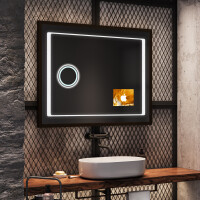 Rectangular Bathroom Mirror With LED Light FrameLine L61