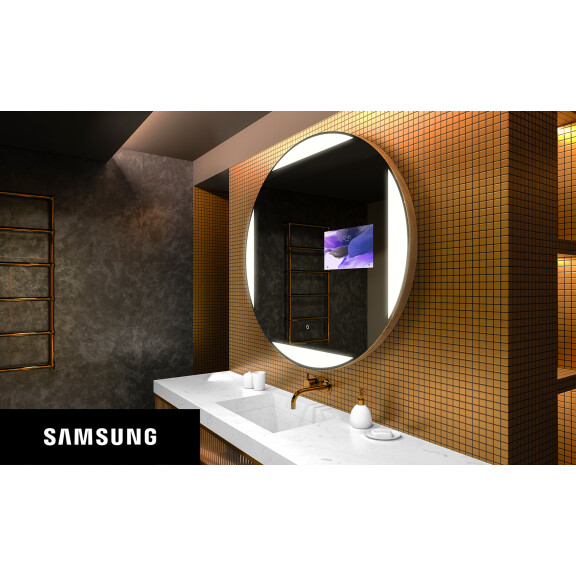 SMART Round Bathroom Mirror LED L116 Samsung