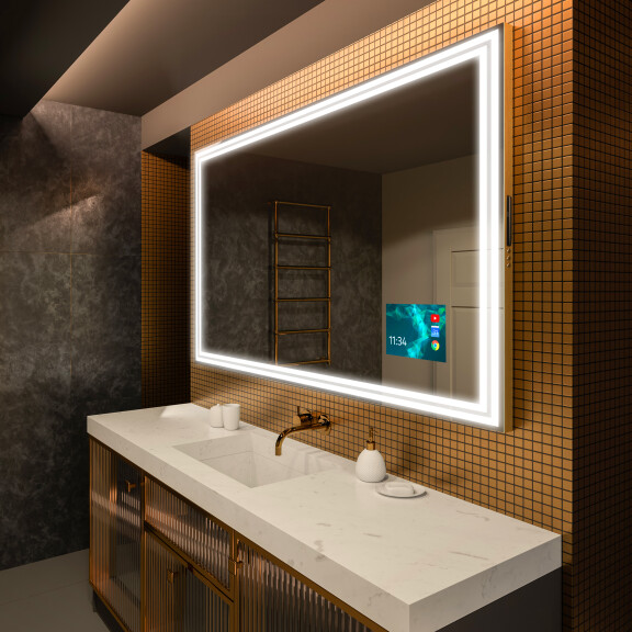 Bathroom LED Lighted Mirror SMART L57 Samsung