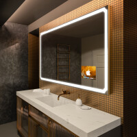 SMART Illuminated Bathroom Mirror L138 Apple