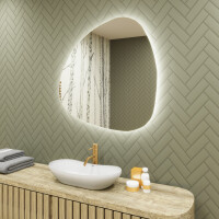 Irregular Mirror LED Lighted decorative design J221
