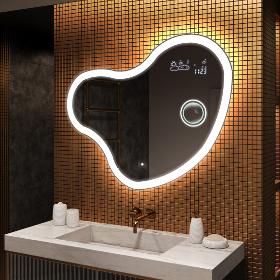 Irregular Mirror LED Lighted decorative design N223