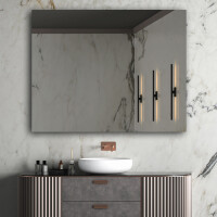 Rectangular wall hanging mirror L197