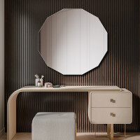 Round wall hanging mirror L204