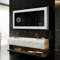 Backlit Decorative Mirror - Marble Uplift