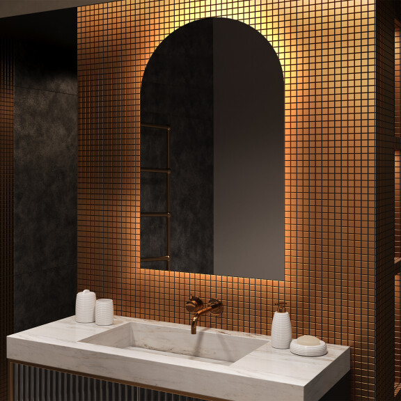 Irregular Mirror LED Lighted decorative design Y221