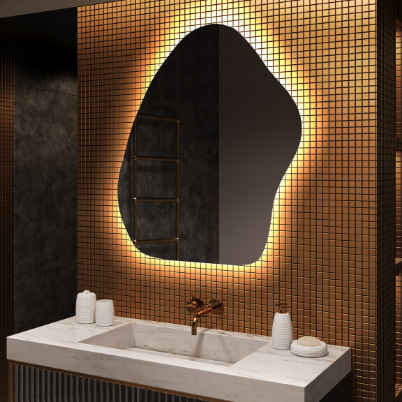 Irregular Mirror LED Lighted decorative design G221