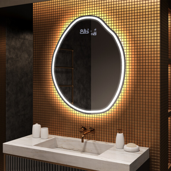 Irregular Mirror LED Lighted decorative design U222