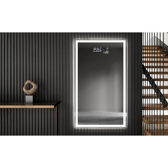 Full lenght hallway mirror backlit LED L01