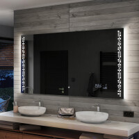 Moderne badkamer spiegel met led-verlichting L38