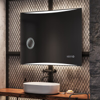 Moderne badkamer spiegel met led-verlichting L78