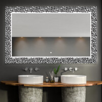 Verlichte Decoratieve Spiegel Voor De Badkamer - Letters