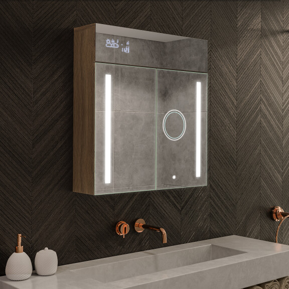 Spiegelkast met led-verlichting - L02 Emily 66,5 x 72cm