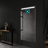 Verticaal moderne badkamer spiegel met LED-verlichting L12