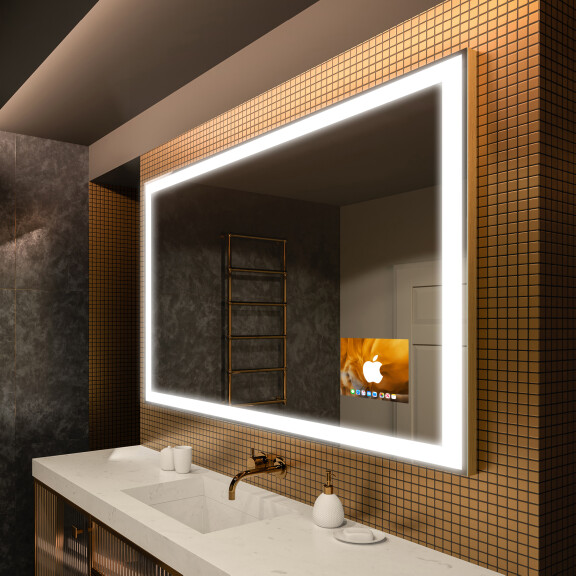 Badkamerspiegel met verlichting LED SMART L01  Apple