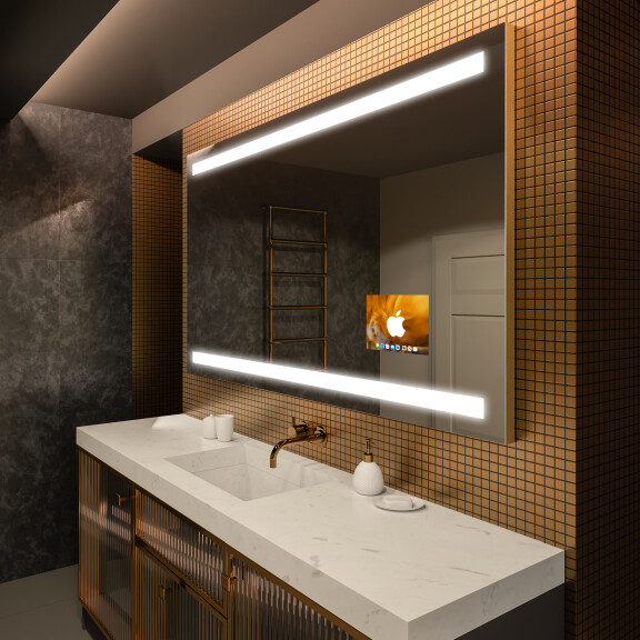 Badkamerspiegel met verlichting LED SMART L09 Apple