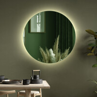 Rond wand decoratie spiegel L175