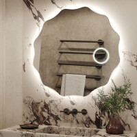 Moderne badkamer spiegel met LED verlichting L192